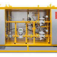 Пункты учёта и редуцирования газа серии ПУРДГ-Ш-100-Р в неотапливаемом шкафу